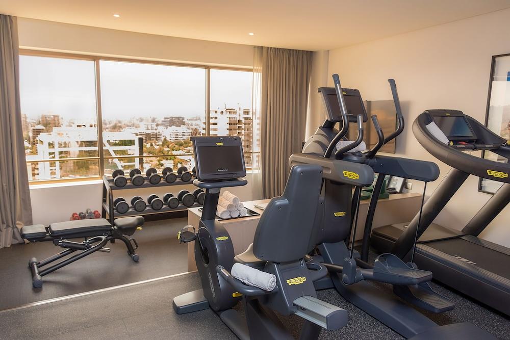 Mandarin Oriental, Santiago酒店 外观 照片 The gym at the hotel