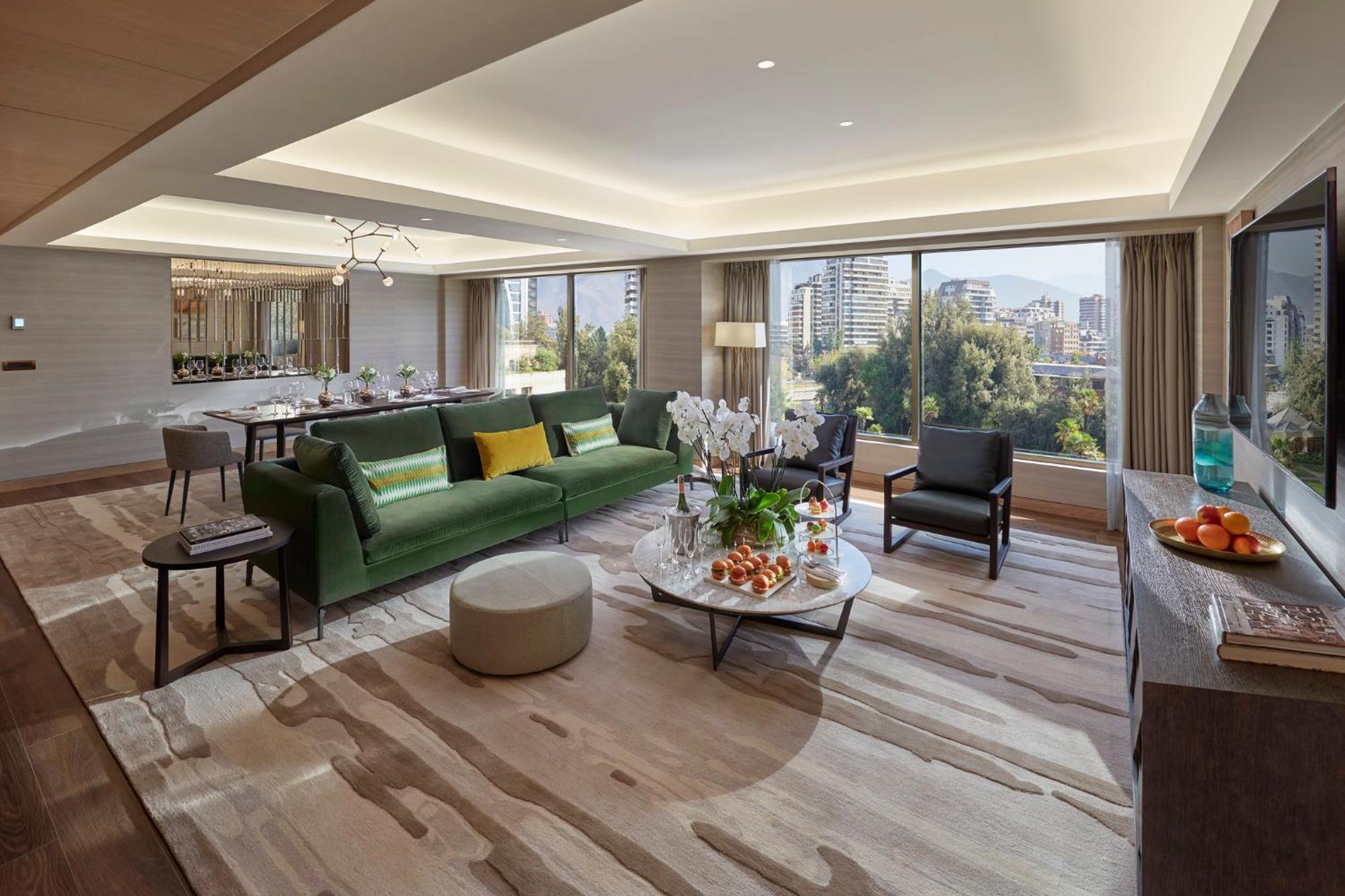 Mandarin Oriental, Santiago酒店 外观 照片 The Living Room of the Presidential Suite
